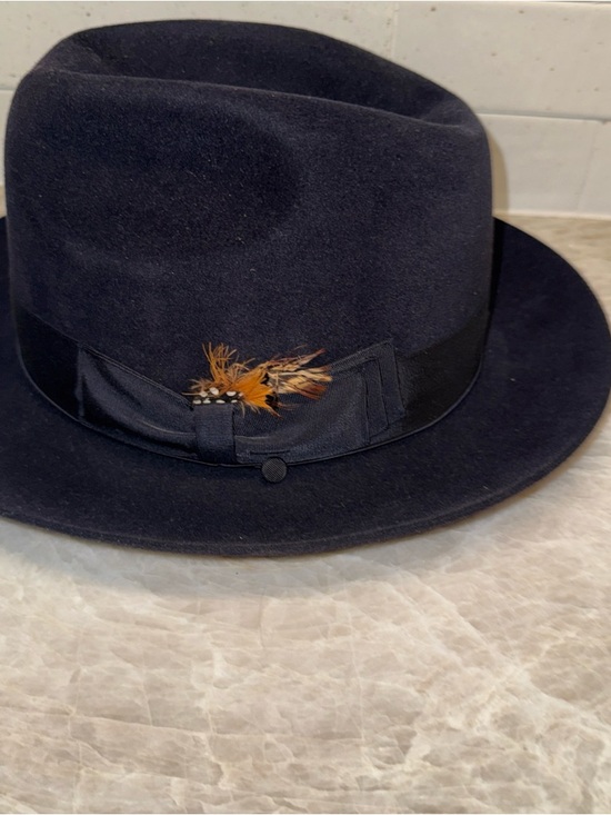 Selentino Other - Mens Selentino suede fedora hat Men 7 3/8